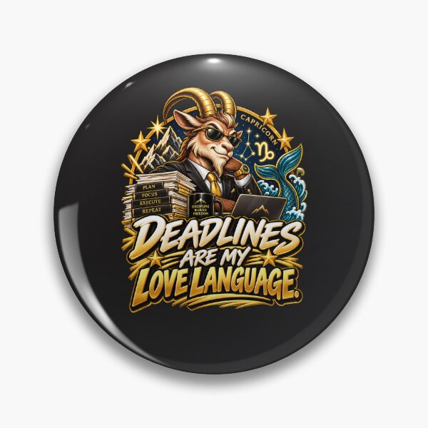 Item preview, Capricorn – Deadlines Are My Love Language designed and sold by MetaModel Editions.