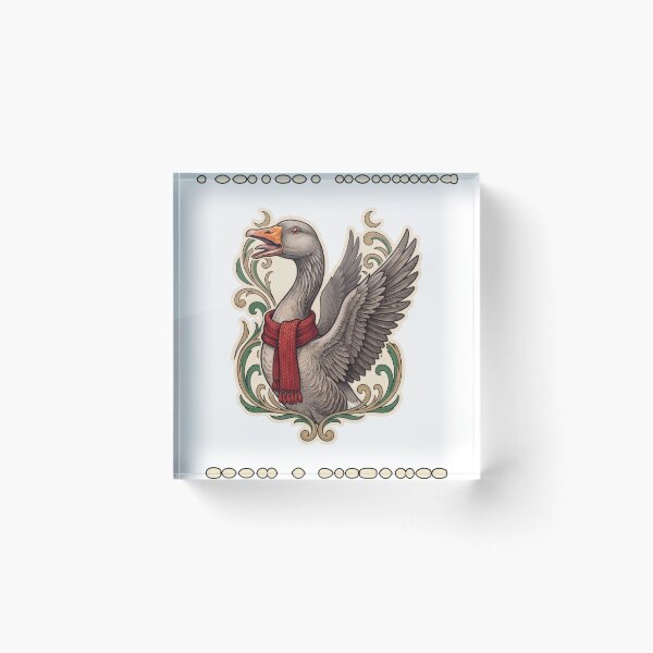 Item preview, Ornate Goose Politely Honking From Afar designed and sold by Keizoku Studio.