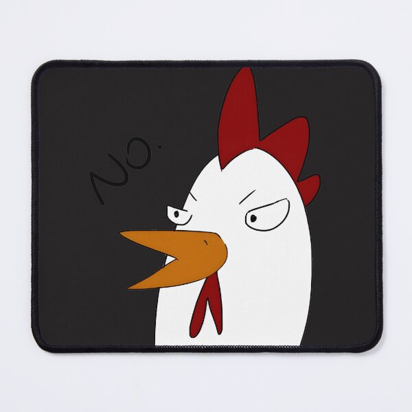 Item preview, Angry Pollo Cartoon Chicken Illustration with Cute and Fierce Expression designed and sold by lively. stickers.