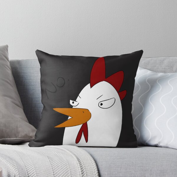 Item preview, Angry Pollo Cartoon Chicken Illustration with Cute and Fierce Expression designed and sold by lively. stickers.