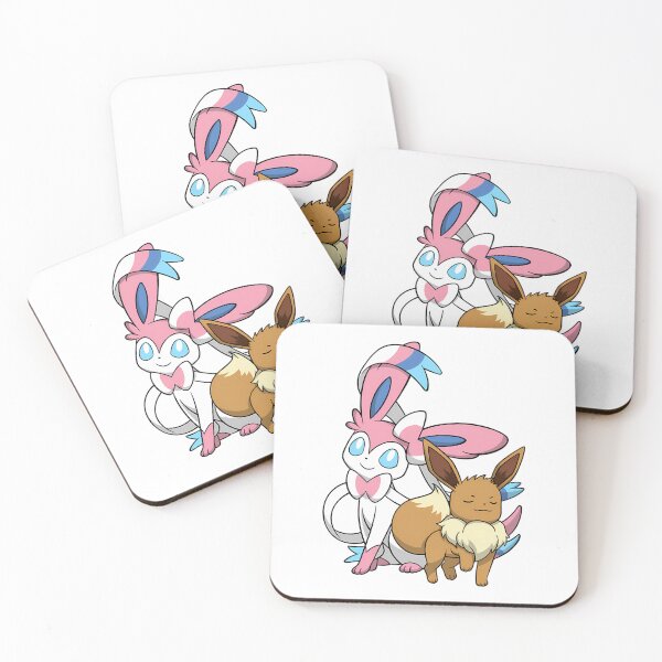 Item preview, Eevee & Sylveon designed and sold by Snugwrestling.