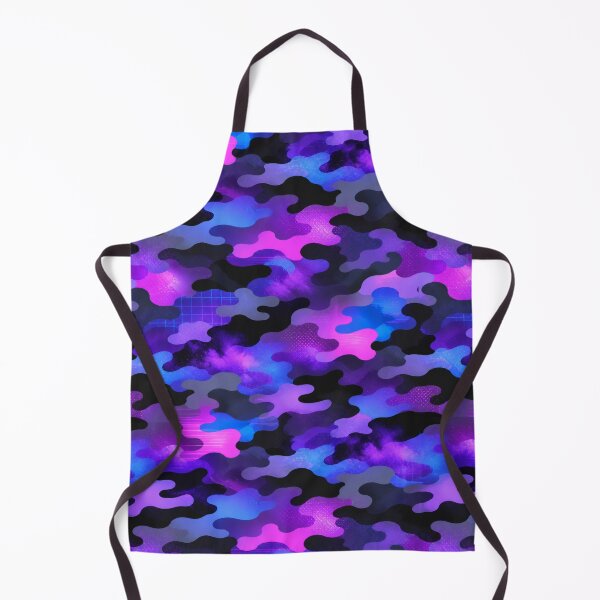Item preview, Fluorescent Purple–Pink–Blue Urban Camouflage – Seamless Pattern designed and sold by The Digital Compass.