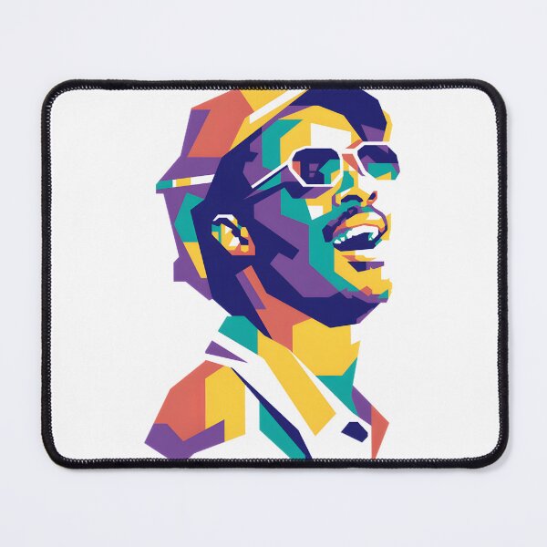 Item preview, Stevie Wonder Pop Art WPAP Portrait with Limited Color Palette designed and sold by SimplyTrue.