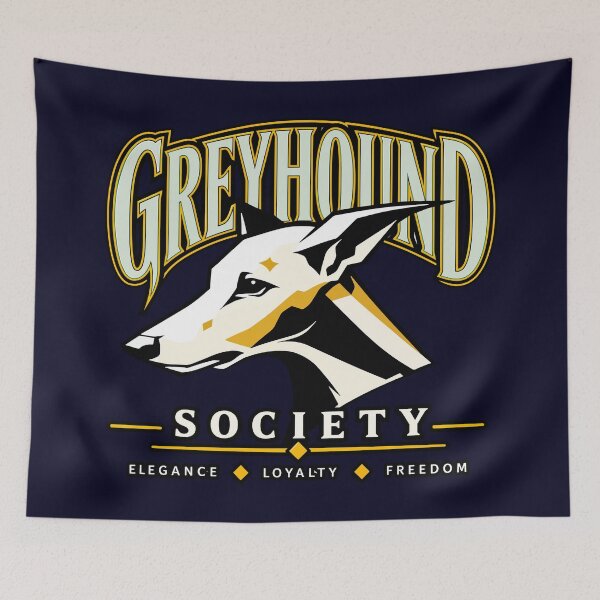 Item preview, GALOGO – Greyhound Club Collection - GTS-03 – Greyhound Society designed and sold by GALOGO – Art for Sighthounds & Animal Welfare.