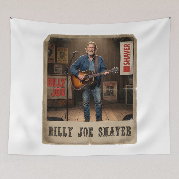 Item preview, A frame billys joes shaver playing guitar designed and sold by TimelessRetroCo.