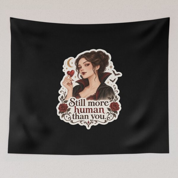 Item preview, Still More Human Than You Vampire Gothic Art designed and sold by GusiaTreasures.