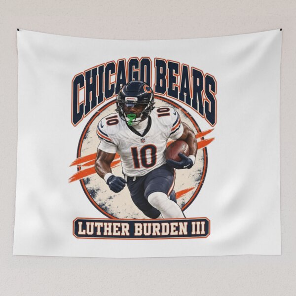 Item preview, Luther Burden III Chicago Bears Football designed and sold by sonjensenStudio.
