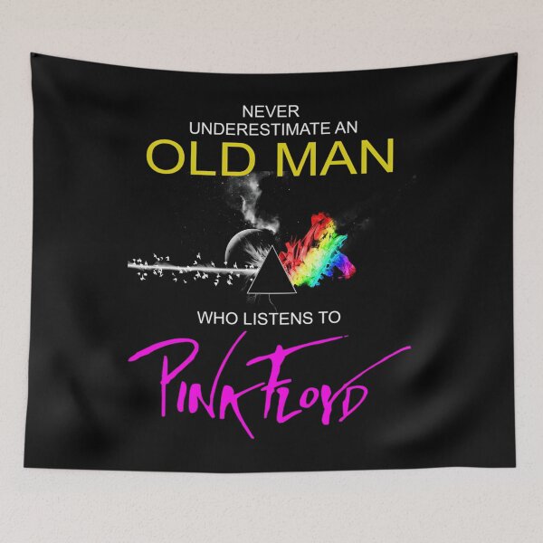 Item preview, Old Man Dark Side Never Underestimate A Pink Floyd Fan designed and sold by Abusive-materia.