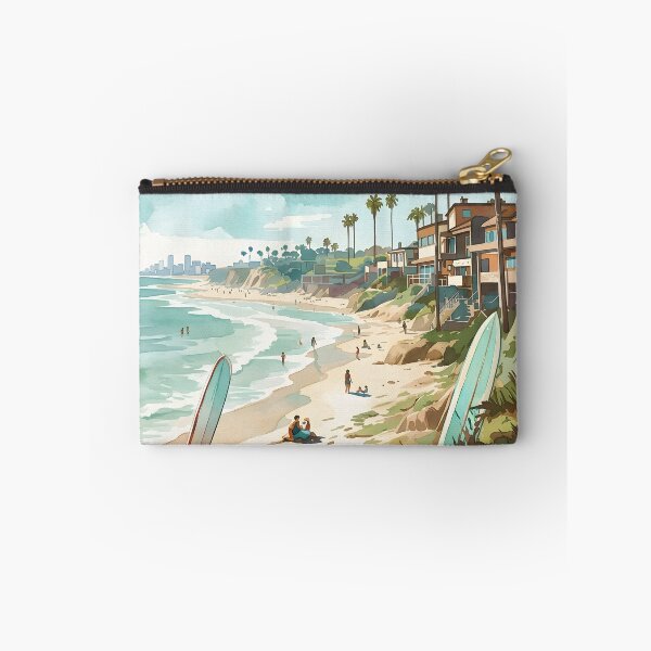 Aperçu de l'œuvre Affiche de voyage Malibu, Californie – Décoration murale côtière États-Unis créée et vendue par POSTERIOCREW.