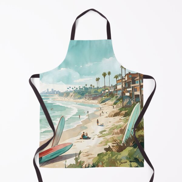 Item preview, Malibu California Travel Poster – Coastal Wall Art USA designed and sold by POSTERIOCREW.