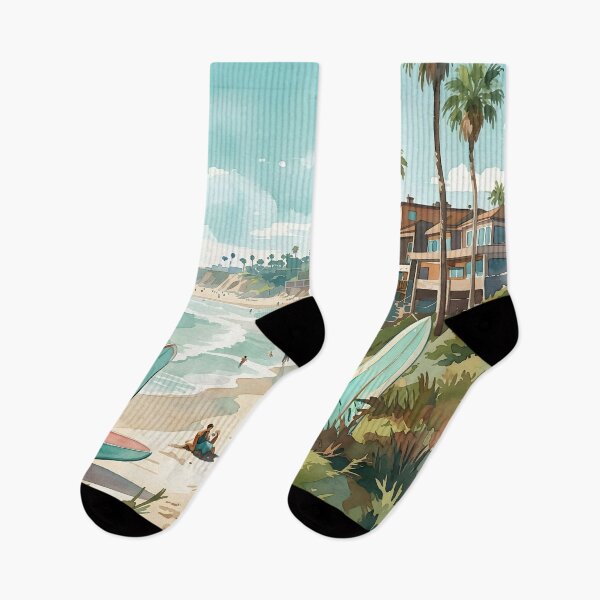 Item preview, Malibu California Travel Poster – Coastal Wall Art USA designed and sold by POSTERIOCREW.