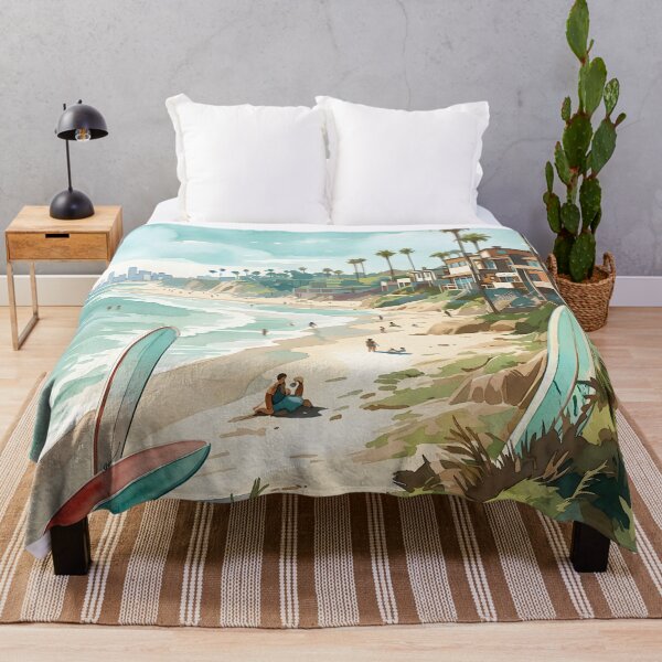 Item preview, Malibu California Travel Poster – Coastal Wall Art USA designed and sold by POSTERIOCREW.