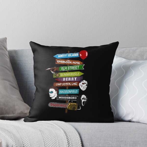 Item preview, Horror Movie Signs Amity Island Elm Street Crystal Lake Halloween designed and sold by NAPIPIPIarts.