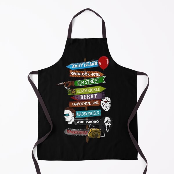 Item preview, Horror Movie Signs Amity Island Elm Street Crystal Lake Halloween designed and sold by NAPIPIPIarts.