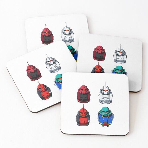 Item preview, ZAKU ZETA Gundam head unit Artwork illustration full colour designed and sold by sabartgunpla.