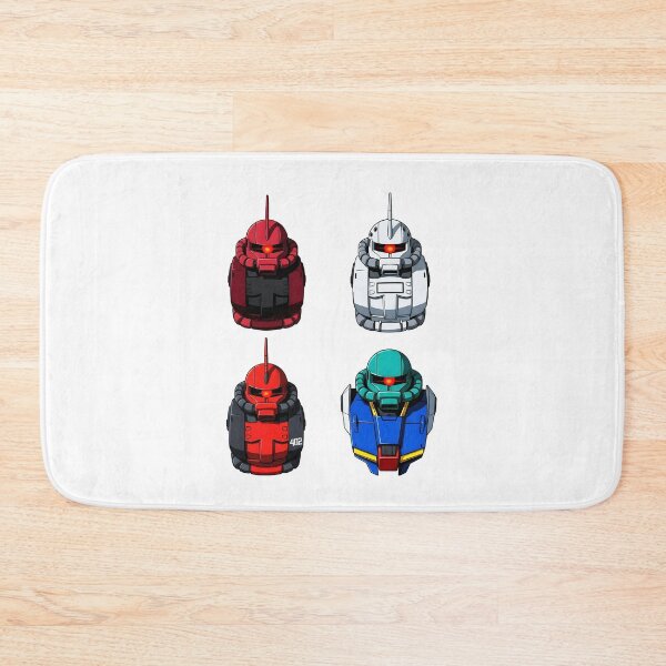 Item preview, ZAKU ZETA Gundam head unit Artwork illustration full colour designed and sold by sabartgunpla.