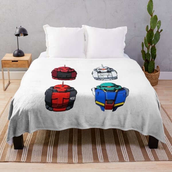 Item preview, ZAKU ZETA Gundam head unit Artwork illustration full colour designed and sold by sabartgunpla.