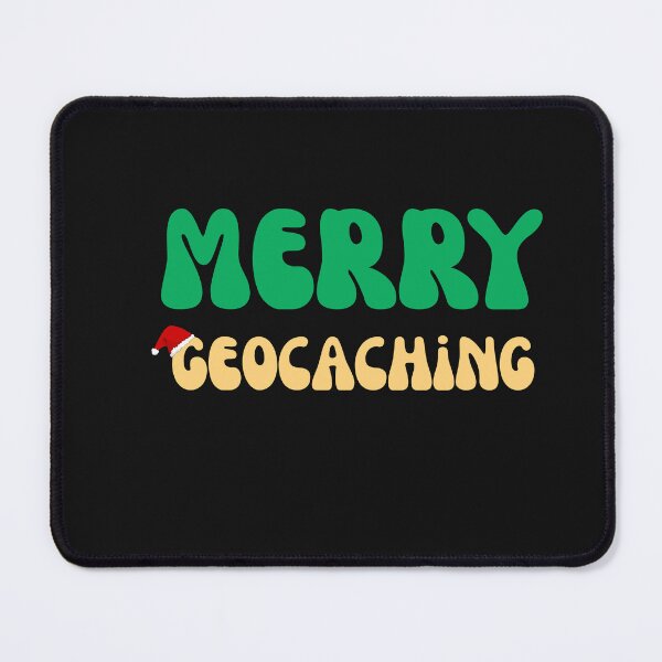 Item preview, Trendy Merry Geocaching Christmas GPS Treasure Hunt designed and sold by mumchaosdesigns.