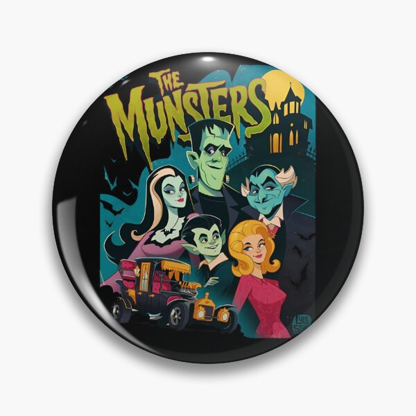 Item preview, The Munsters Classic TV Show Horror Family Halloween designed and sold by NAPIPIPIarts.
