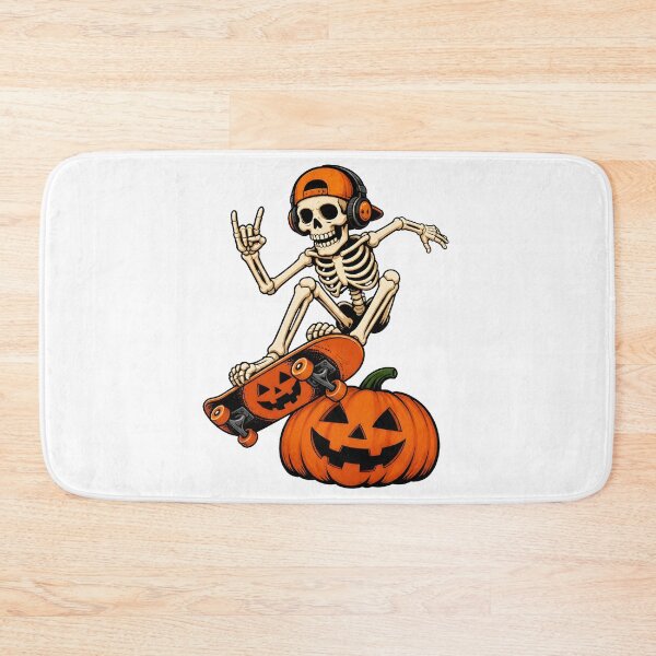 Item preview, Skeleton Skateboarding Pumpkin Halloween  designed and sold by Dmo3HarkoArt.