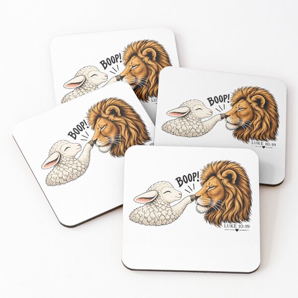 Item preview, Luke 10:19 Lion And Lamb Boop Christian Faith designed and sold by gordonbwyashop.