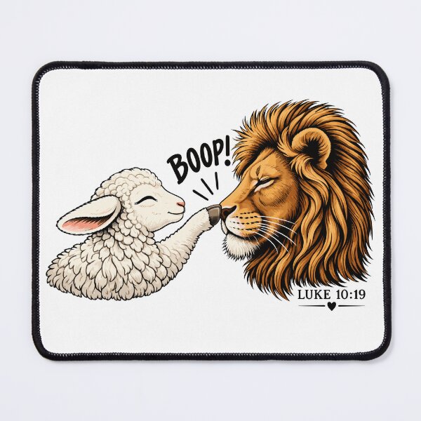 Item preview, Luke 10:19 Lion And Lamb Boop Christian Faith designed and sold by gordonbwyashop.