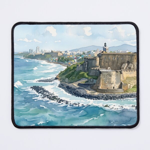Item preview, El Morro Puerto Rico Travel Poster – San Juan designed and sold by POSTERIOCREW.