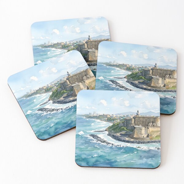 Item preview, El Morro Puerto Rico Travel Poster – San Juan designed and sold by POSTERIOCREW.