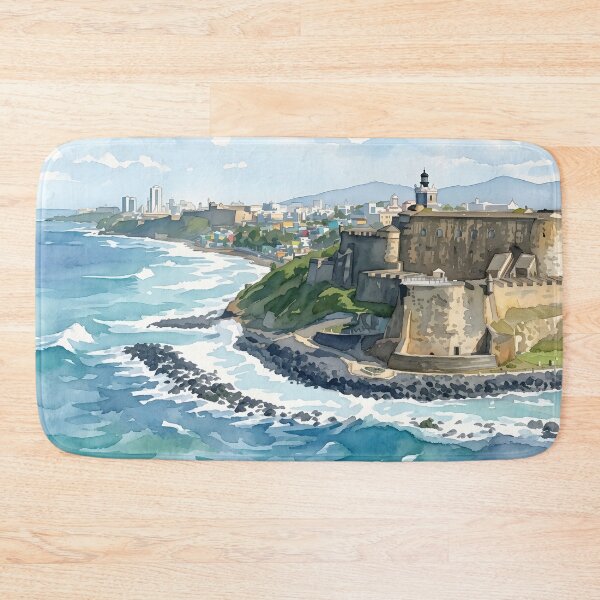 Item preview, El Morro Puerto Rico Travel Poster – San Juan designed and sold by POSTERIOCREW.