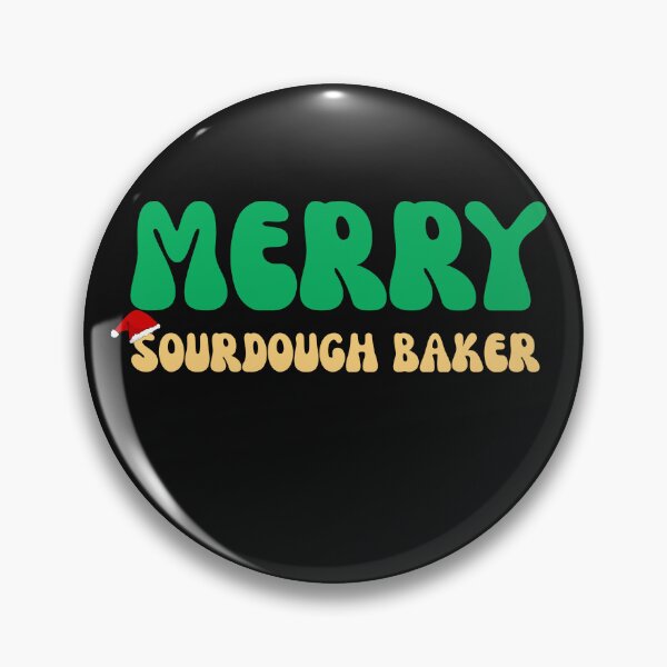 Item preview, Groovy Merry Sourdough Baker Retro Christmas Baking designed and sold by mumchaosdesigns.