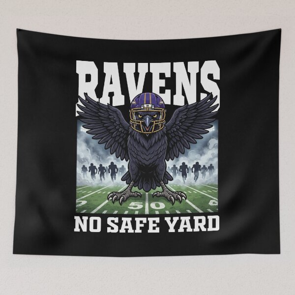 Item preview, RAVENS NO SAFE YARD - BAL RAVENS designed and sold by KEF Custom.