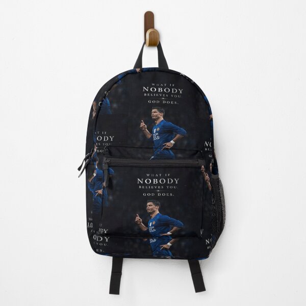 Item preview, What If Nobody Believes You God Does Cristiano Ronaldo Inspiring Motivational Quotes and Sayings designed and sold by Matt_Smith.