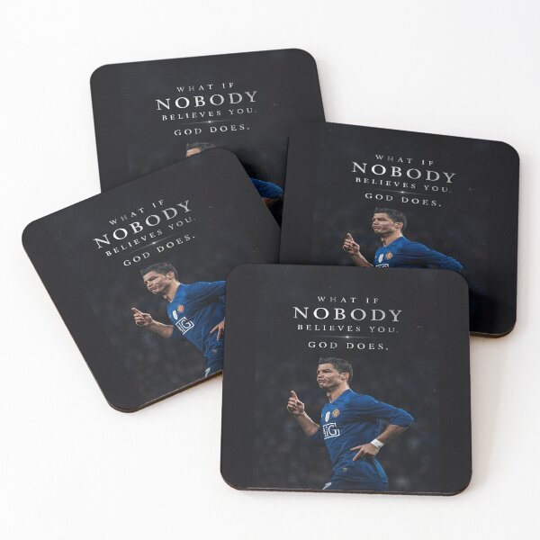 Item preview, What If Nobody Believes You God Does Cristiano Ronaldo Inspiring Motivational Quotes and Sayings designed and sold by Matt_Smith.