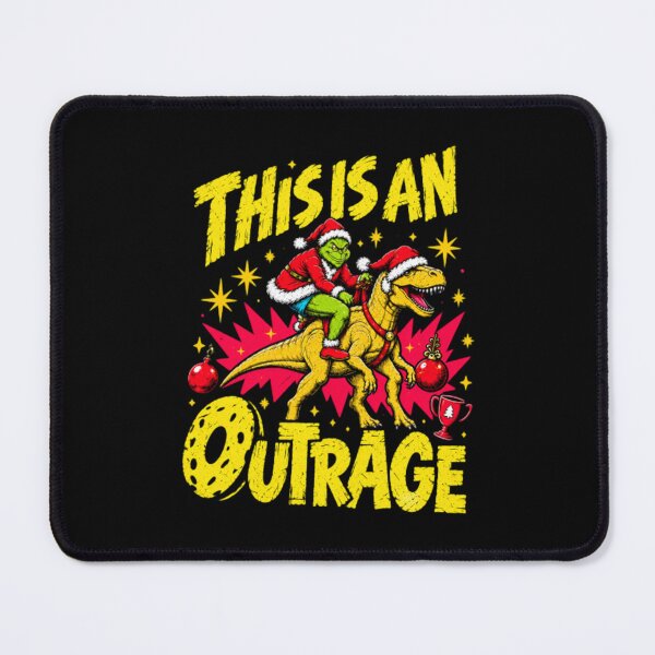 Item preview, This Is An Outrage Christmas Grinch ,Dungeon Crawler Carl designed and sold by sonjensenStudio.