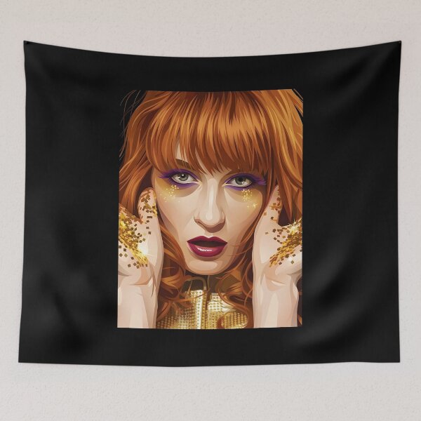 Item preview, Florence the machine vector art designed and sold by Rusdiii.