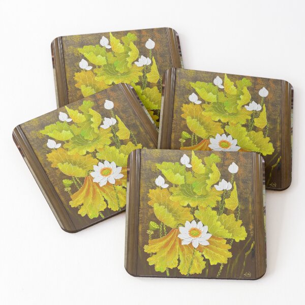 Item preview, Acrylic Flowers on Silk Paper designed and sold by Sammydeka.