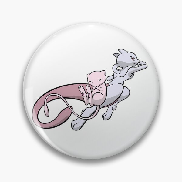 Item preview, Mew y Mewtwo designed and sold by Snugwrestling.