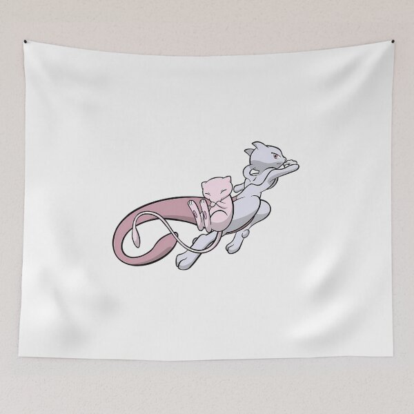 Item preview, Mew & Mewtwo designed and sold by Snugwrestling.
