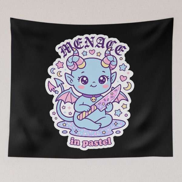 Item preview, Menace in Pastel designed and sold by TheCalmEdit.