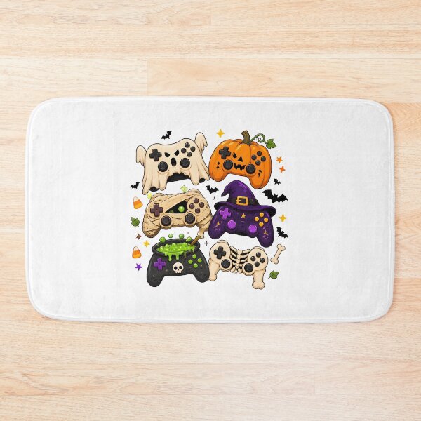 Artikelvorschau, Gruselige Halloween-Gaming-Controller-Collage-Kunst entworfen und verkauft von Dmo3HarkoArt.