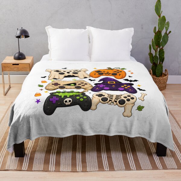 Item preview, Spooky Halloween Gaming Controller Collage Art designed and sold by Dmo3HarkoArt.
