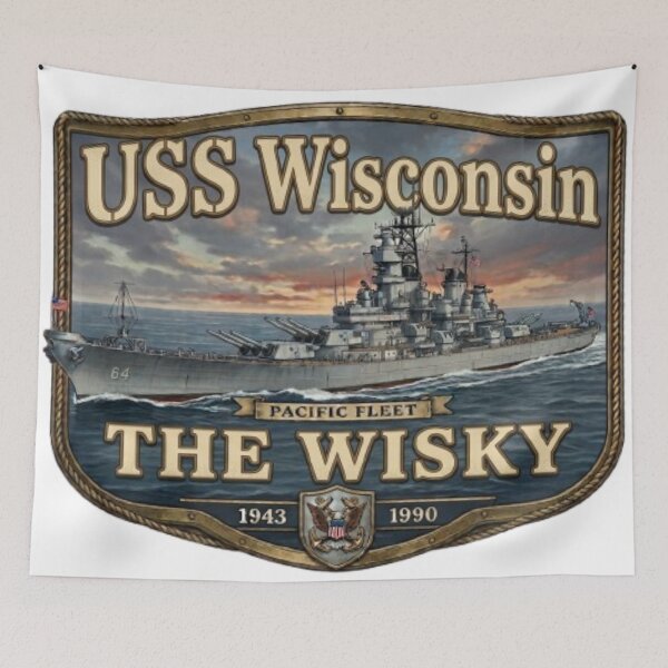 Item preview, USS Wisconsin The Wisky designed and sold by Kirrindy Designs.