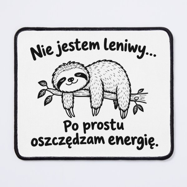 Item preview, Are you a sleepyhead who doesn't like getting up early...? I'm not lazy; I just have energy-saving mode turned on. designed and sold by Nela-&-Lena.
