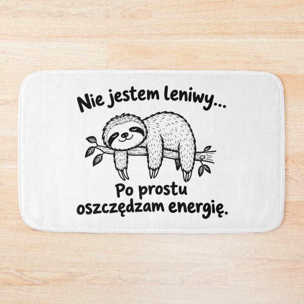 Item preview, Are you a sleepyhead who doesn't like getting up early...? I'm not lazy; I just have energy-saving mode turned on. designed and sold by Nela-&-Lena.
