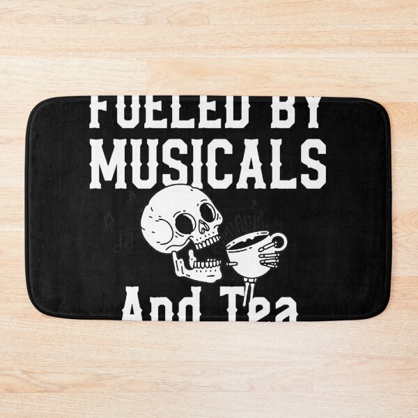 Item preview, Fueled By Musicals And Tea Skeleton Art designed and sold by Myrtiowski.