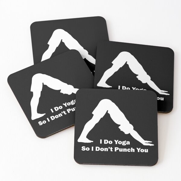 Item preview, I Do Yoga So I Don't Punch You - Male designed and sold by Pruned-Mind.