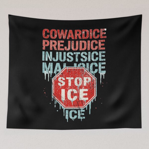 Item preview, Stop Ice Melting Sign Immigrant Rights Social Justice Protest Design designed and sold by luffyShop1.