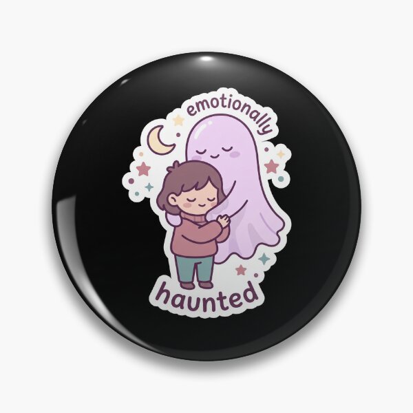 Item preview, Emotionally Haunted — Cute Ghost Hug Comfort Art designed and sold by TheCalmEdit.
