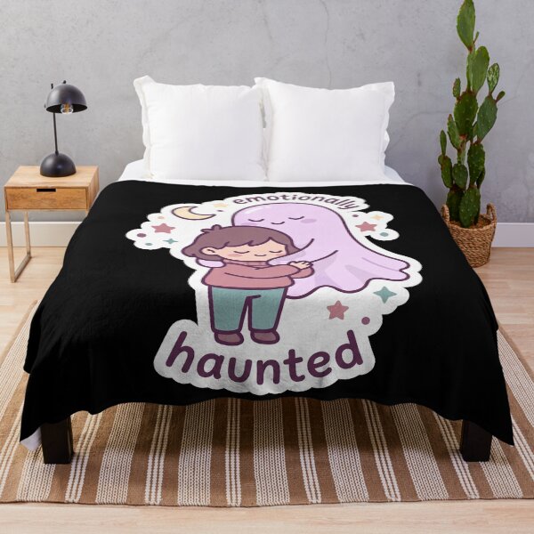 Item preview, Emotionally Haunted — Cute Ghost Hug Comfort Art designed and sold by TheCalmEdit.