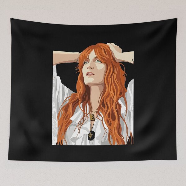 Item preview, Florence the machine vector art designed and sold by Rusdiii.